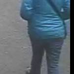 A security camera image of Anesha Duffy Murnane shows her leaving her Main Street apartment at 12:13 p.m. Oct. 17, 2019, in Homer, Alaska. (Photo provided)