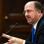 In this file photo from Feb. 25, 2019, Kevin Clarkson answers questions in front of the House Judiciary Committee. (Michael Penn | Juneau Empire File)