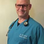 Dr. Jeff Larsen, general surgeon, in a photo taken Nov. 8, 2019, at South Peninsula Hospital, Homer, Alaska. (Photo courtesy of South Peninsula Hospital)