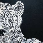 Photo provided                                 Bear Doddle by Felicity Jones, on display at Grace Ridge Brewery through December.