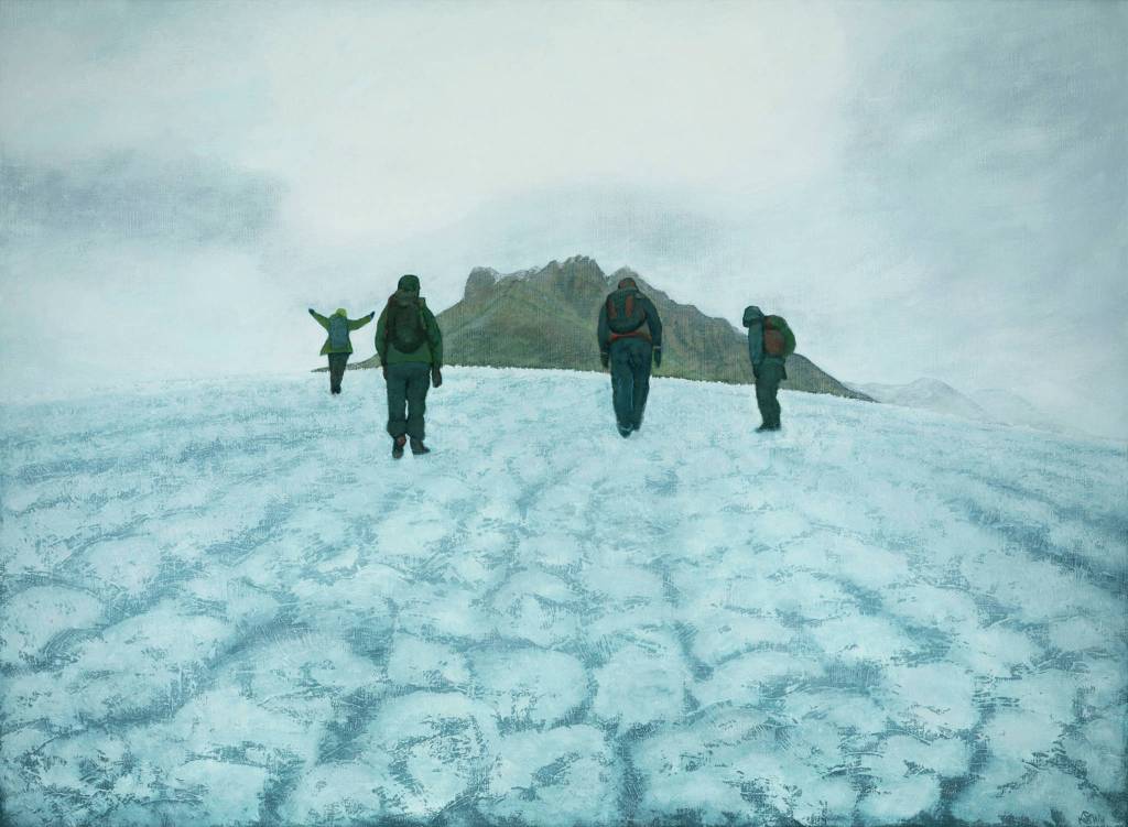 Photo provided                                 On the Route, a painting by Kathy Smith, on display at the Pratt Museum through December.