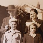 The Lofgren family leaving Washington state for Alaska in June 1945. (Photo courtesy of the Lofgren family)