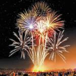 People throng Mariner Park on New Years Eve in 2018 for a crowd-funded fireworks display on the Homer Spit in Homer, Alaska. (Photo provided)