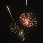 Photo by Megan Pacer/Homer News                                 Fireworks explode in the sky above Mariner Park on Jan. 1, 2020 in Homer, Alaska. The fireworks show is crowdfunded and was delayed by one day this year due to a blizzard on New Years Eve.
