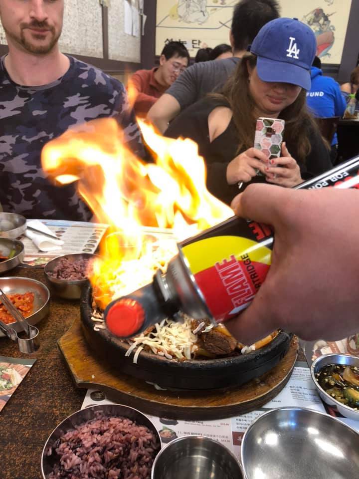 Photo by Victoria Petersen/Peninsula Clarion                                 Bubbling hot Korean food in Los Angeles.