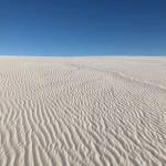 White Sands National Monument in New Mexico could almost be mistaken for a snowy hillside. (Photo by Victoria Petersen/Peninsula Clarion)