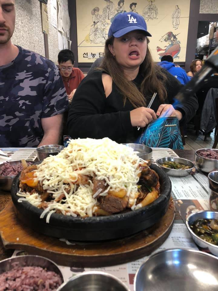 Photo by Victoria Petersen/Peninsula Clarion                                 Bubbling hot Korean food in Los Angeles.
