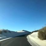 Photo by Victoria Petersen/Peninsula Clarion                                 Driving through White Sands National Monument in New Mexico.