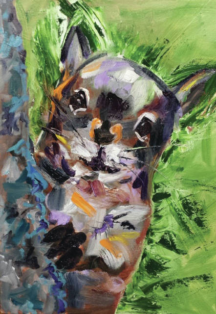 A painting from Perpsectives, showing in February at Ptarmigan Arts in Homer, Alaska. (Photo courtesy of Ptarmigan Arts)