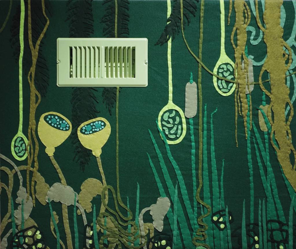 Tamara Wilsons Holodeck, as seen at the First Friday opening on Feb. 15, 2020, of her show, Macaroni and Cheese, at Bunnell Street Arts Center in Homer, Alaska. (Photo by Michael Armstrong/Homer News)