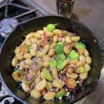 This recipe of gnochi and brussels sprouts in brown butter might be just the thing to warm you up on a cold winter day, as seen here on Feb. 17, 2020, in Teri Robls kitchen in Homer, Alaska. (Photo by Teri Robl)