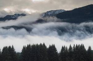 photo by Michael Penn | Juneau Empire File                                Clouds swirls over Douglas Island on Thursday, Nov. 29, 2018.