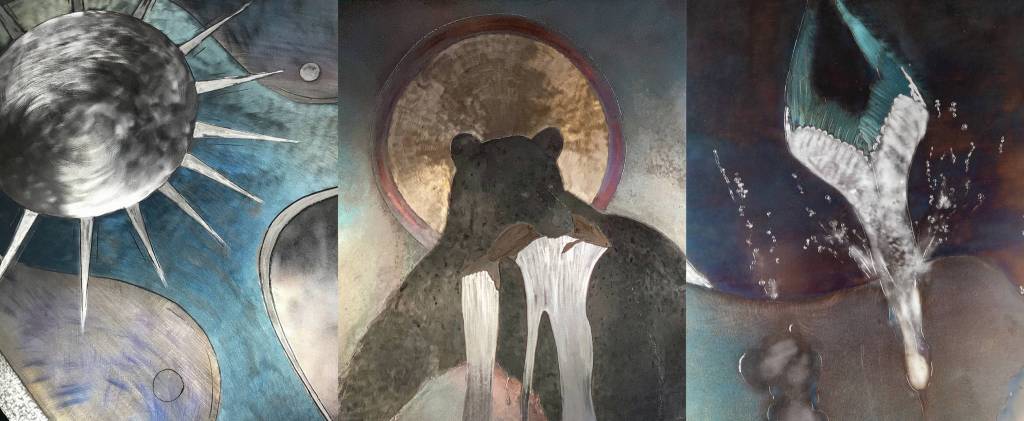 Jeff Deans metal sculptures will be on exhibit starting Friday, March 6, 2020, at the Dean Family Gallery in Homer, Alaska. (Photo courtesy of Jeff Dean)