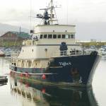 The R/V Tiglax after her return to Homer, Alaska, from a 2013 summer field season. (Homer News file photo)