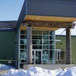 The Homer Public Library is closed on March 16, 2020, in Homer, Alaska. (Photo by Michael Armstrong/Homer News)