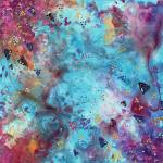 Maya Diazs Inside the Jelly is part of the art in the Homer Council on the Arts Jubilee student art show, opening online through HCOAs website on April 3, 2020, in Homer, Alaska. (Photo courtesy Homer Council on the Arts)