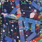 Aili Jensens Layers in the Universe is part of the art in the Homer Council on the Arts Jubilee student art show, opening online through HCOAs website on April 3, 2020, in Homer, Alaska. (Photo courtesy Homer Council on the Arts)