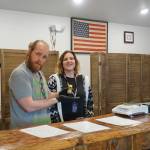 Micah Bear displays a bottle of CBD honey while manager Brandee Damore watches at the opening day of Alaskan Cannabis Outfitters, a new cannabis retail store. Its is located right at Mile 168 Sterling Highway just before the road turns toward Baycrest Hill. The store opened on 4/20  April 20, 2020  in Homer, Alaska. Micah Bears brother, Ian Bear, is the licensed owner of the store founded by their father, Bill Bear, who died in December 2019. (Photo by Michael Armstrong/Homer News)                                Micah Bear displays a bottle of CBD honey while manager Brandee Damore watches at the opening day of Alaskan Cannabis Outfitters, a new cannabis retail store. Its is located right at Mile 168 Sterling Highway just before the road turns toward Baycrest Hill. The store opened on 4/20  April 20, 2020  in Homer, Alaska. Micah Bears brother, Ian Bear, is the licensed owner of the store founded by their father, Bill Bear, who died in December 2019. (Photo by Michael Armstrong/Homer News)
