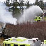 Trash trailer catches fire at Homer Transfer Station