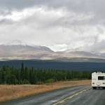 Ian Stewart/Yukon News A camper is driven along the Alaska Highway in a 2009 photo. The Yukon and Alaska governments are working to hook a $25 million U.S. federal grant to upkeep the highway between Beaver Creek, Yukon, and Haines, Alaska.