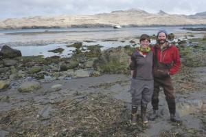 Dan Rapp and Sarah Youngren of Soldotna have spent the last five summers on Aiktak Island in the eastern Aleutians and hope to return in 2020. (Photo by Sarah Youngren)