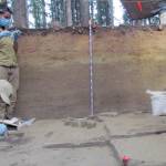 Archaeology students participate in a dig near Delta Junction, Alaska, conducted by Dr. Kate Krazinski and Dr. Brian Wygal of Adelphi University in summer 2019. (Photo provided by Kenai National Wildlife Refuge)