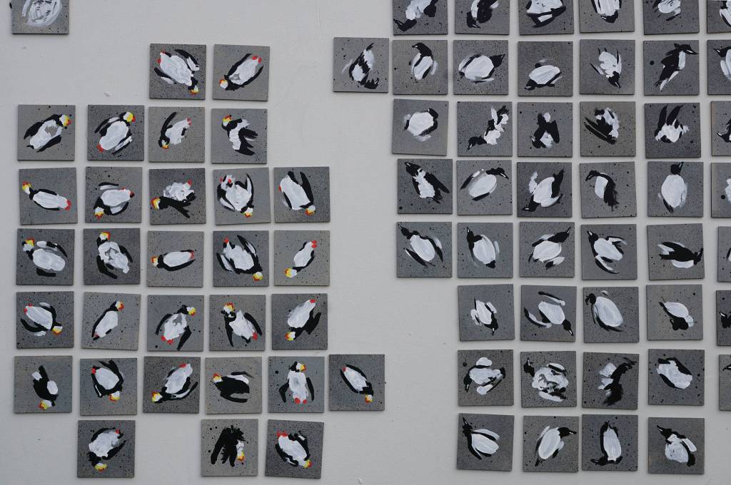 Artist honors dead seabirds in Homer Spit project