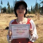 Homer Flex School graduate Katlin Cudaback. (Photo courtesy Ingrid Harrald)