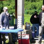 Rep. Ben Carpenter, R-Nikiski, speaks at a campaign rally for Rep. Sarah Vance, R-Homer, on Sunday, June 14, 2020, at Karen Hornaday Park in Homer, Alaska. (Photo by Michael Armstrong/Homer News)