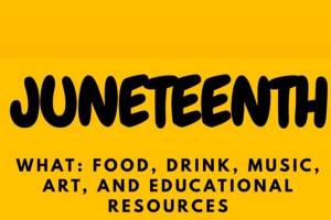 This image advertises the upcoming Juneteenth celebration at WKFL Park on Friday in Homer, Alaska. (Image courtesy Sierra Moskios)