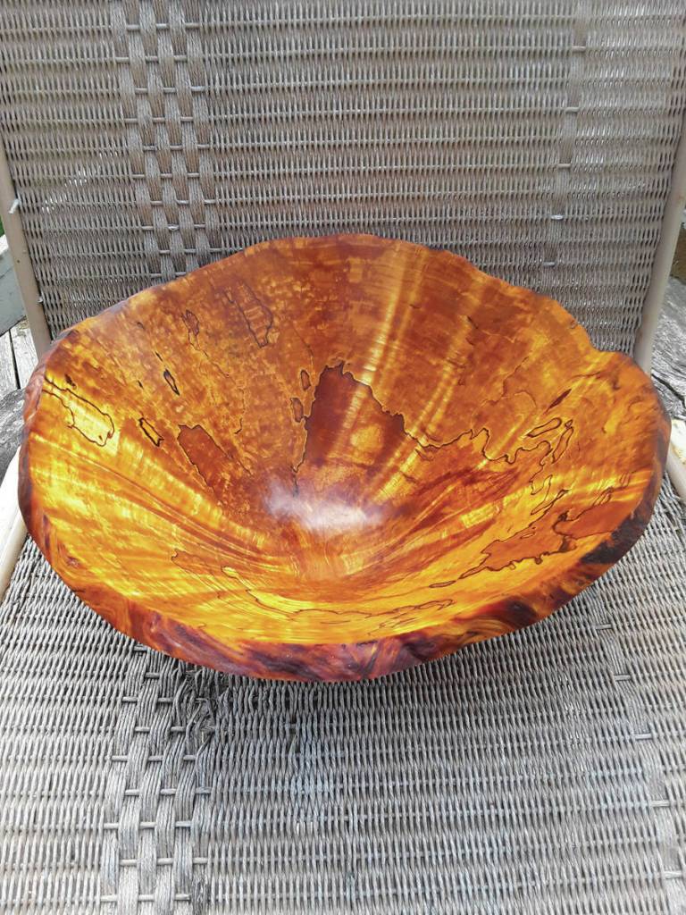 A bowl by George Overpeck from his show with Ted Heurer, Fruits of Social Distancing, opening on July 3, 2020, at Ptarmigan Arts in Homer, Alaska. (Photo courtesy of Ptarmigan Arts)