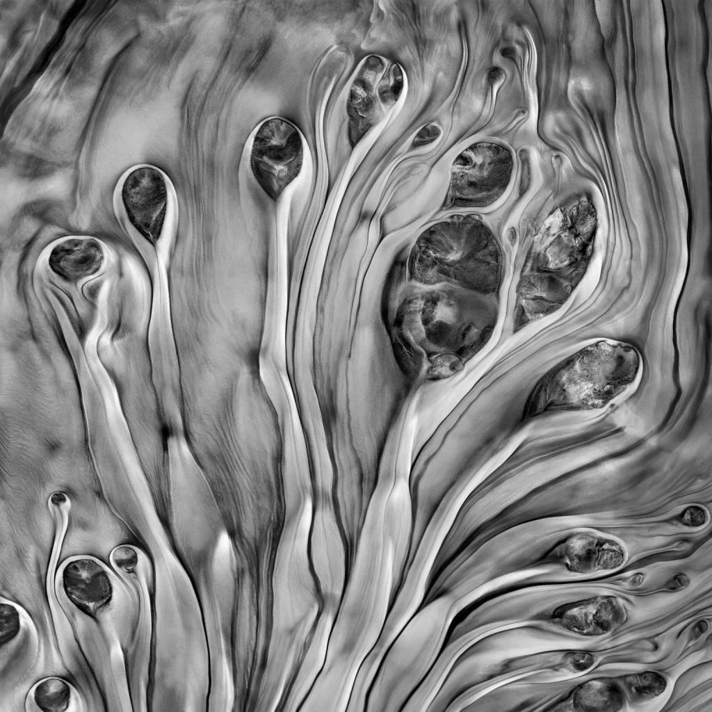 One of photographer Hal Gages glacier photographs from his exhibit at Bunnell Street Arts Center in Homer, Alaska. (Photo courtesy of Bunnell Street Arts Center)