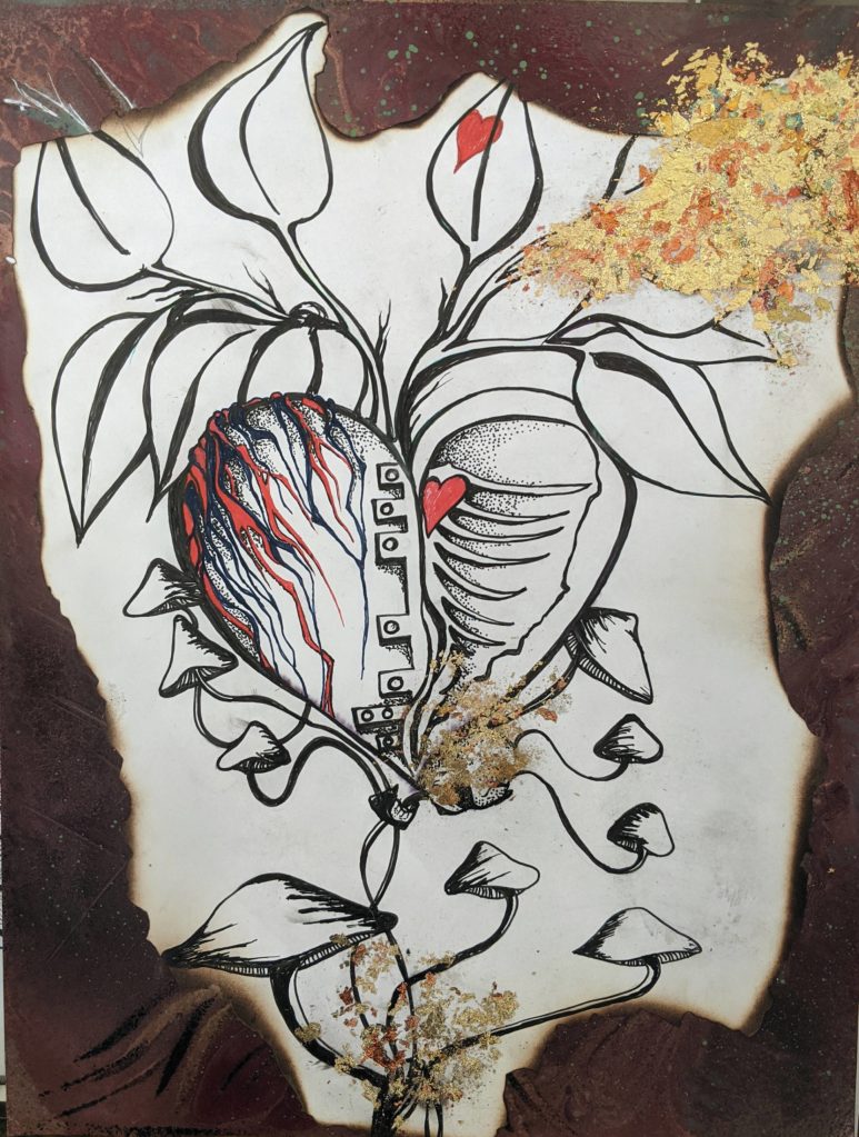 Art by Jennifer Joyner from her show at Grace Ridge Brewery in Homer, Alaska. (Photo courtesy Grace Ridge Brewery)