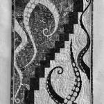 Cinda Martens Kraken is one of the works of art shown at Grace Ridge Brewery for its October 2020 show benefiting South Peninsula Haven House in Homer, Alaska. (Photo courtesy of South Peninsula Haven House)