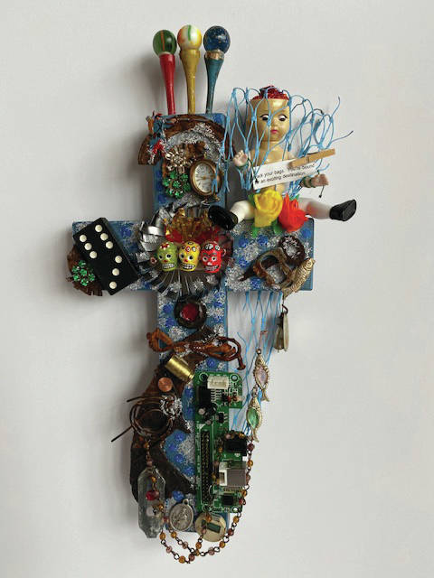 Barbara Bigelows Levon Anoroc Tres is one of the works of art shown at the Homer Council on the Arts for its October 2020 show in Homer, Alaska. (Photo courtesy Homer Council on the Arts)