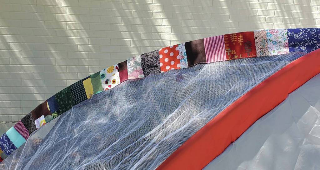 Keren Lowells Covid Nomad is one of the works from Fragile Domestic, a group show on display for October 2020 at Bunnell Street Arts Center in Homer, Alaska. (Photo courtesy of Bunnell Street Arts Center)