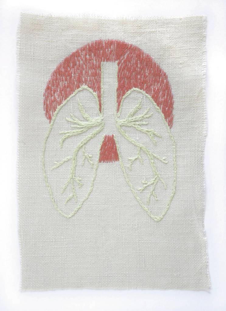 Hollis Mickeys Warm Respiring is one of the works from Fragile Domestic, a group show on display for October 2020 at Bunnell Street Arts Center in Homer, Alaska. (Photo courtesy of Bunnell Street Arts Center)