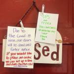 Closed, by Christina Whiting, taken on April 30, 2020, in Homer, Alaska, is one of the images she did for her Behind the Mask - Our Stories project. (Photo courtesy Christina Whiting)