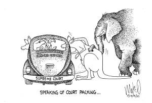 Michael O'Meara's cartoon for Oct. 15, 2020.