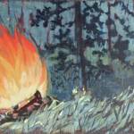 Barbara Wyatts painting is part of the 5x7 show opening Friday, Nov. 6, 2020, at the Homer Council on the Arts in Homer, Alaska. (Photo courtesy of Homer Council on the Arts)