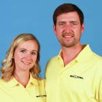 Trey Hill, right, and Alyssa Hill, left, of Homer SeaTow pose in an undated photo. (Photo courtesy of Homer SeaTow)