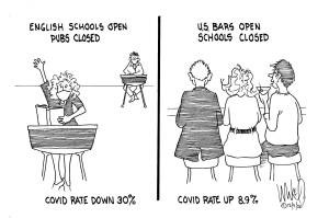 Michael O'Meara's cartoon for Dec. 3, 2020.