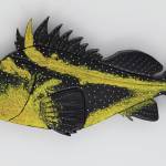 An assembled wood sculpture from Kim Schusters Science Observed Through Art: Unsung Species, opening Friday, Dec. 4, 2020, at Ptarmigan Arts in Homer, Alaska. (Photo courtesy of Ptarmigan Arts)