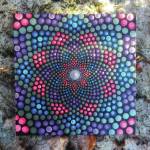 Nancy Johnsons Unicorn, one of her paintings on exhibit at Grace Ridge Brewery in January 2021 in Homer, Alaska. (Photo by Nancy Johnson).