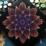 Nancy Johnsons Victoria, one of her paintings on exhibit at Grace Ridge Brewery in January 2021 in Homer, Alaska. (Photo by Nancy Johnson).