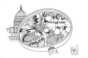 Michael O'Meara's cartoon for Jan. 14, 2021.