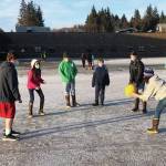 Students play during recess on Monday, Jan. 11, 2021 at West Homer Elementary School in Homer, Alaska. Elementary students were able to return to onsite schooling five days a week starting Monday. (Photo courtesy Joni Wise/West Homer Elementary School)