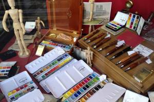 A window display at a shop in Paris as seen on May 3, 2016. (Photo by Michael Armstrong/Homer News)