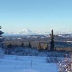 Mt. Redoubt can be seen across Cook Inlet from Diamond Ridge on the Marathon Ski Trail on Sunday, Jan. 24, 2021, near Homer, Alaska. About 4 feet of snow has fallen on Diamond Ridge and Kachemak Nordic Ski Club groomers have begun setting the trail from Lookout Mountain to Diamond Ridge Road. (Photo by Michael Armstrong/Homer News)
