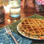 Waffles make mornings better, photographed on Dec. 24, 2020, in Anchorage, Alaska. (Photo by Victoria Petersen/Peninsula Clarion)